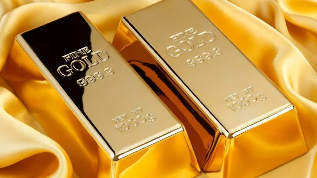 الذهب يتراجع عالميا بسبب التوتر بين الولايات المتحدة وإيران
