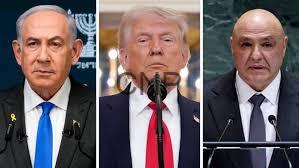 uli - Center News Network Collage of three male world leaders delivering speeches at podiums.