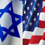 Israeli and U.S. flags side by side, representing the U.S.–Israel alliance.